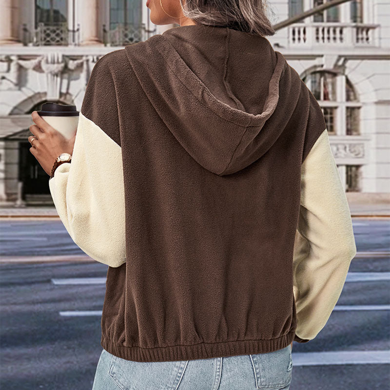New Women's Autumn And Winter New Fleece Zipper Cardigan Coat