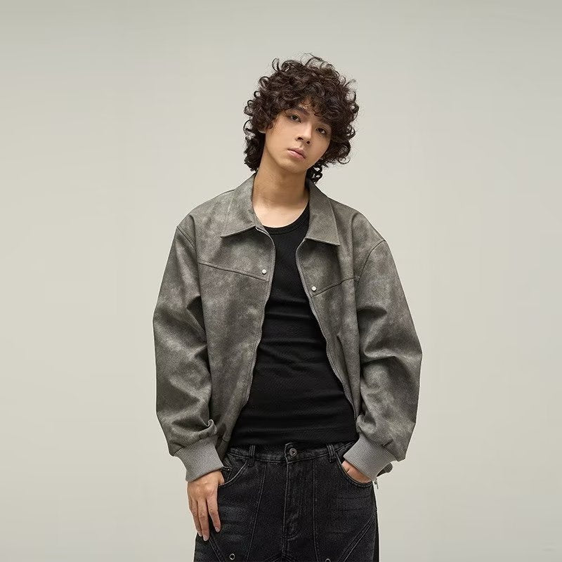 Ruffie Handsome Jacket Male Trend Everything Fried Street Casual Coat Spring And Autumn New Men's Handsome Coat