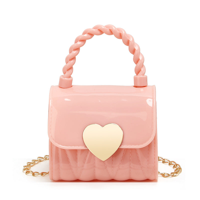Bag Women New Women's Bag Love Jelly Bag Women's Handbag Single Shoulder Crossbody Bag Mini Bag