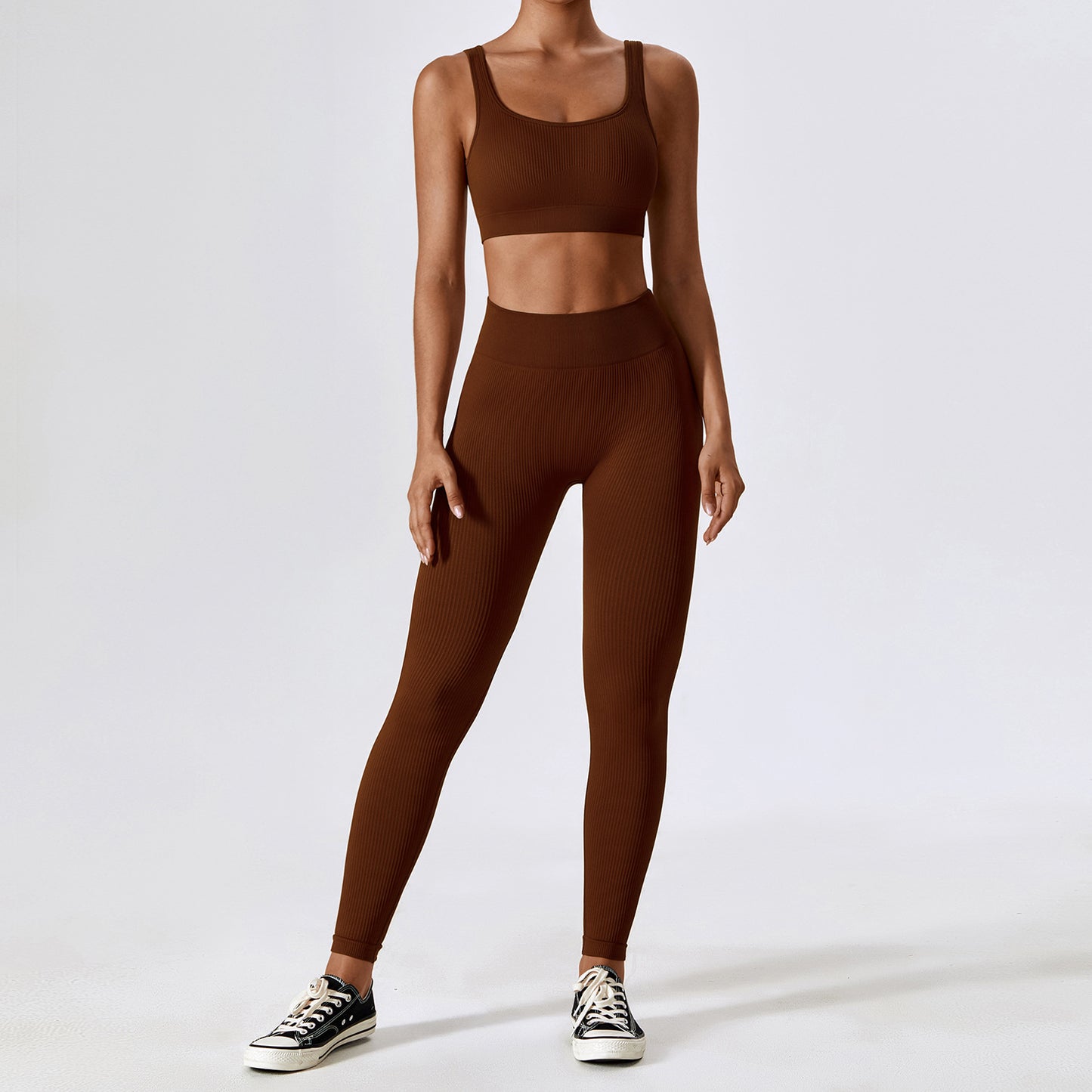 Seamless Yoga Wear Set Running Tight Sports Set Women's Quick Dry High Waist Fitness Wear