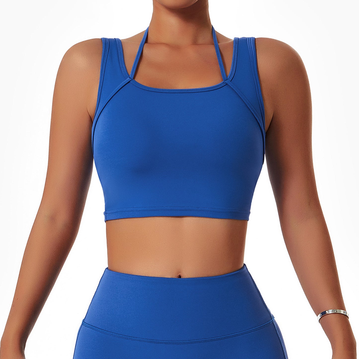 Cloud Sense Quick Drying Naked Fitness Vest Top Yoga Bra Shock-Proof Tight Back Running Underwear