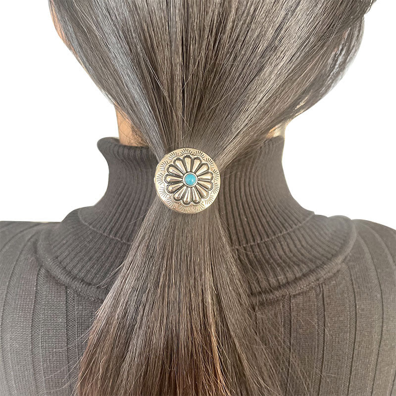 Turquoise Round Shape Hair Rope