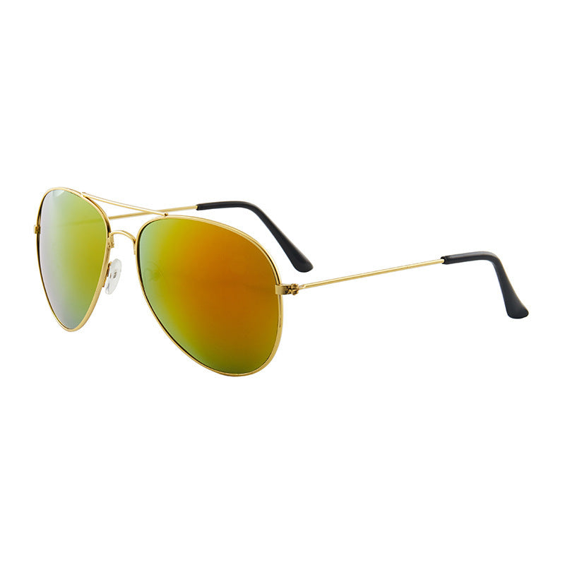 5 pairs New Brilliant Sunglasses Full Color Pilot Goggles Metal Sunglasses Sunglasses Stall