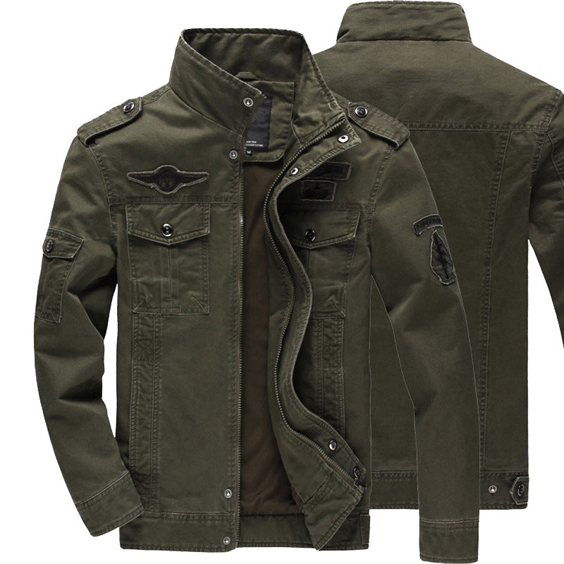 Men's Jacket Casual Special Forces Military Uniform Large Size Flight Suit Outdoor Sports Tooling