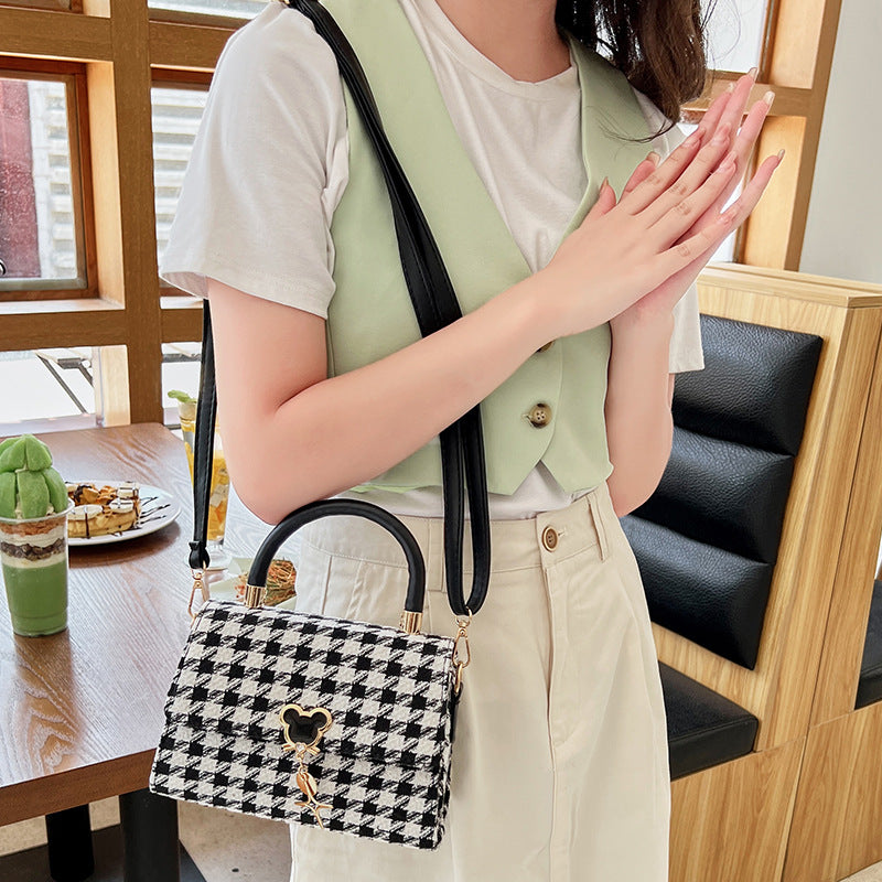 Senior Quality Hand Bag Small Square Female New Light Luxury Niche Design All Shoulder Crossbody Bag Spring And Summer
