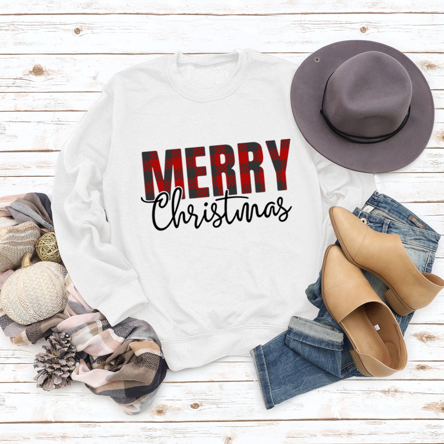 Merry Christmas Fashion Letters Autumn Winter Long Sleeve Ebay Women's Hoodie