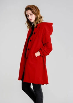 Women's Large Size Trench Coat In The Long Loose Long-Sleeved Coat Multi-Color Option