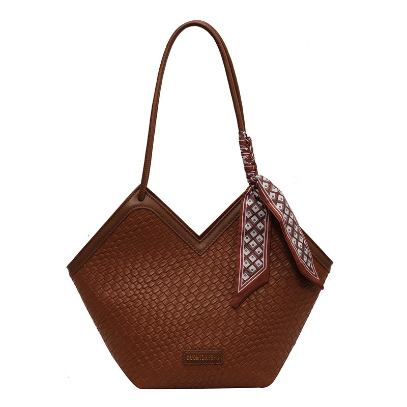 Large Capacity Bag Women New Autumn Premium Sense Commuter Work Shoulder Bag Class Tote Handbag
