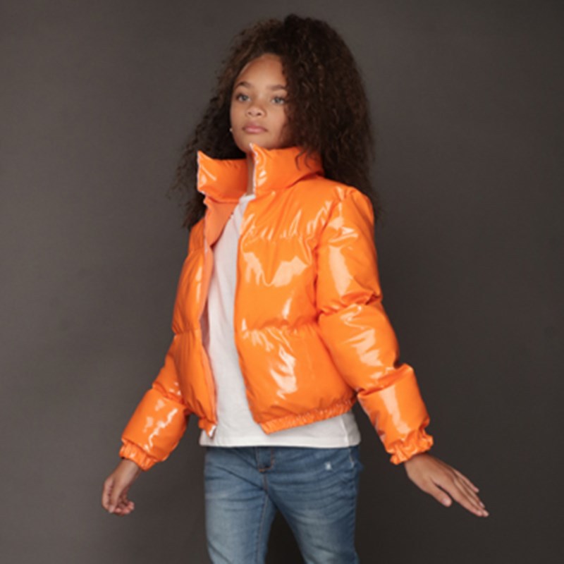 Children's Cotton-Padded Winter New Children's Wool-Collar Cotton-Padded Jacket For Boys And Girls