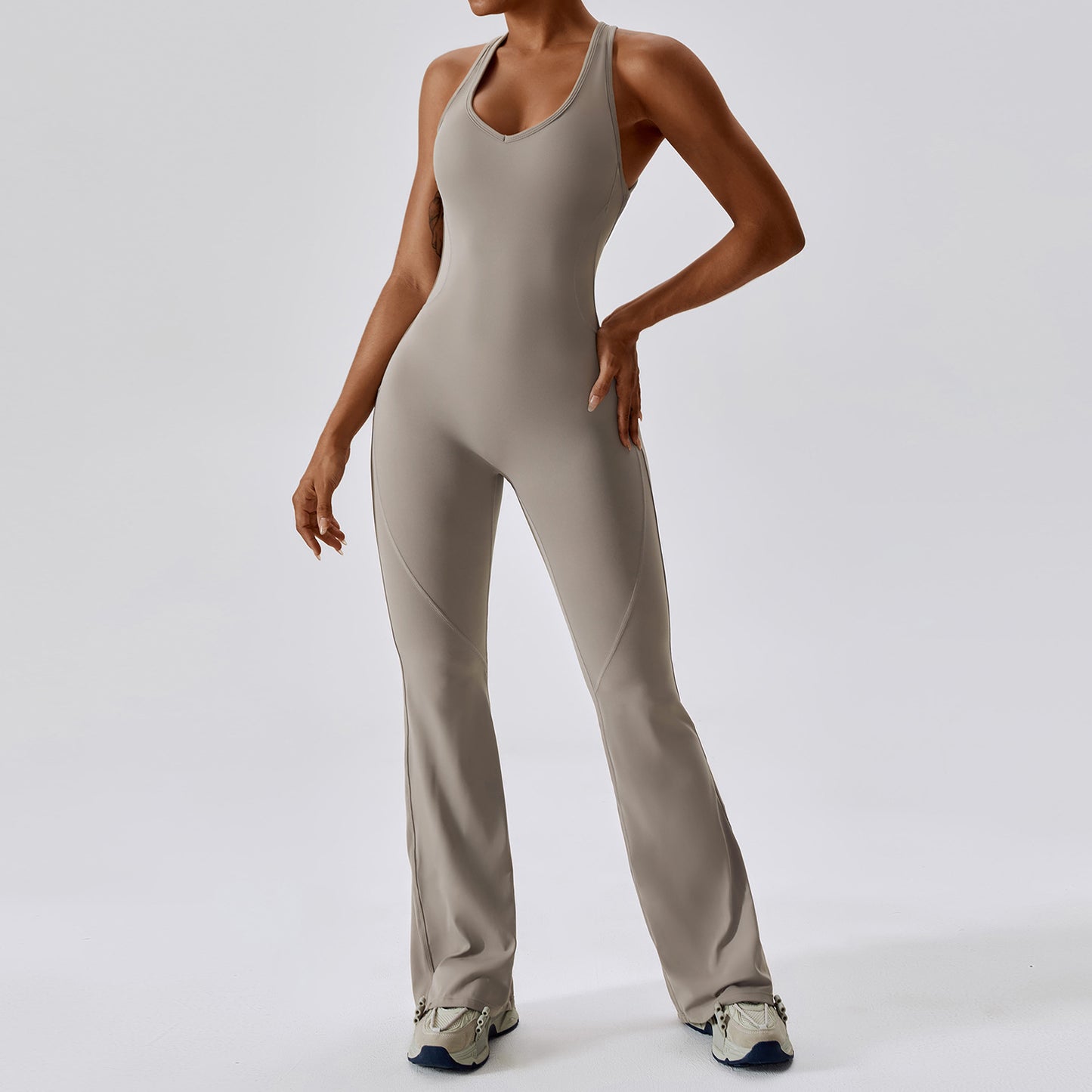 Quick Dry Tight Yoga Dress Dance Sports Fitness Dress Hip Lift Belly Micro La One-Piece Yoga Dress
