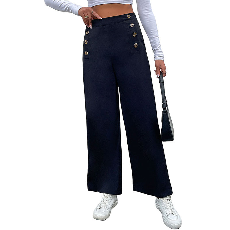 New Autumn New Women's Pants Slim Solid Color Casual Pants Women