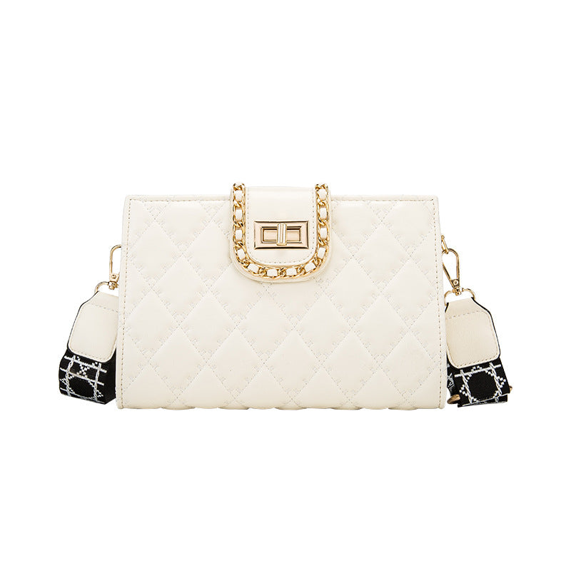 Women's Bag Bag New Crossbody Bag Diamond Check Bag Niche Lock Shoulder Bag