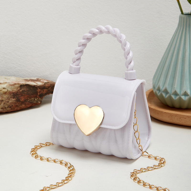 Bag Women New Women's Bag Love Jelly Bag Women's Handbag Single Shoulder Crossbody Bag Mini Bag