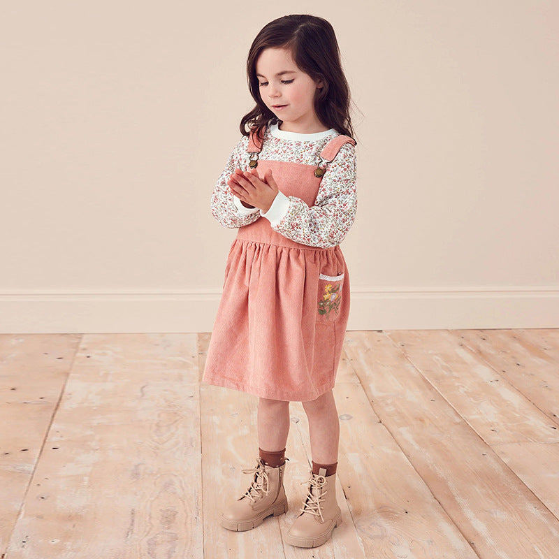 Children's Strap Dress Girls Dress Autumn New Cute Strap Dress