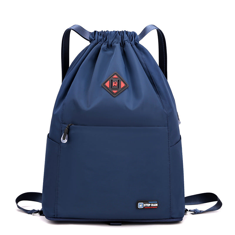 Bag Women's Winter New Korean Version Of Women's Backpack Fashion Simple Anti-Theft Travel Backpack Drawstring Pocket
