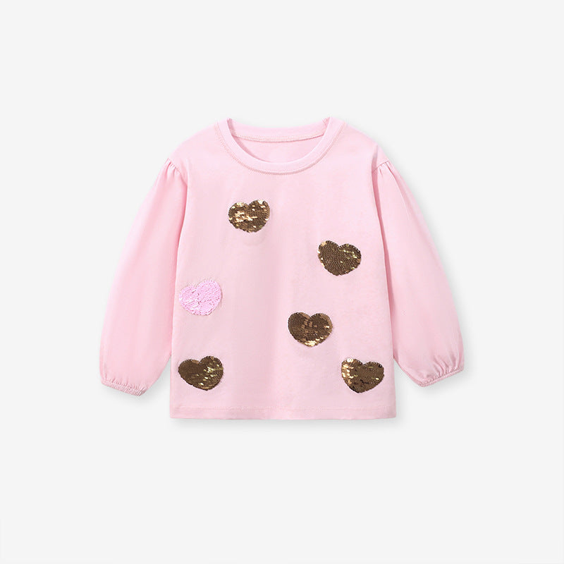 Girl Gauze Dress Set Autumn Children's Long Sleeve Cotton Set Cute Girl Set