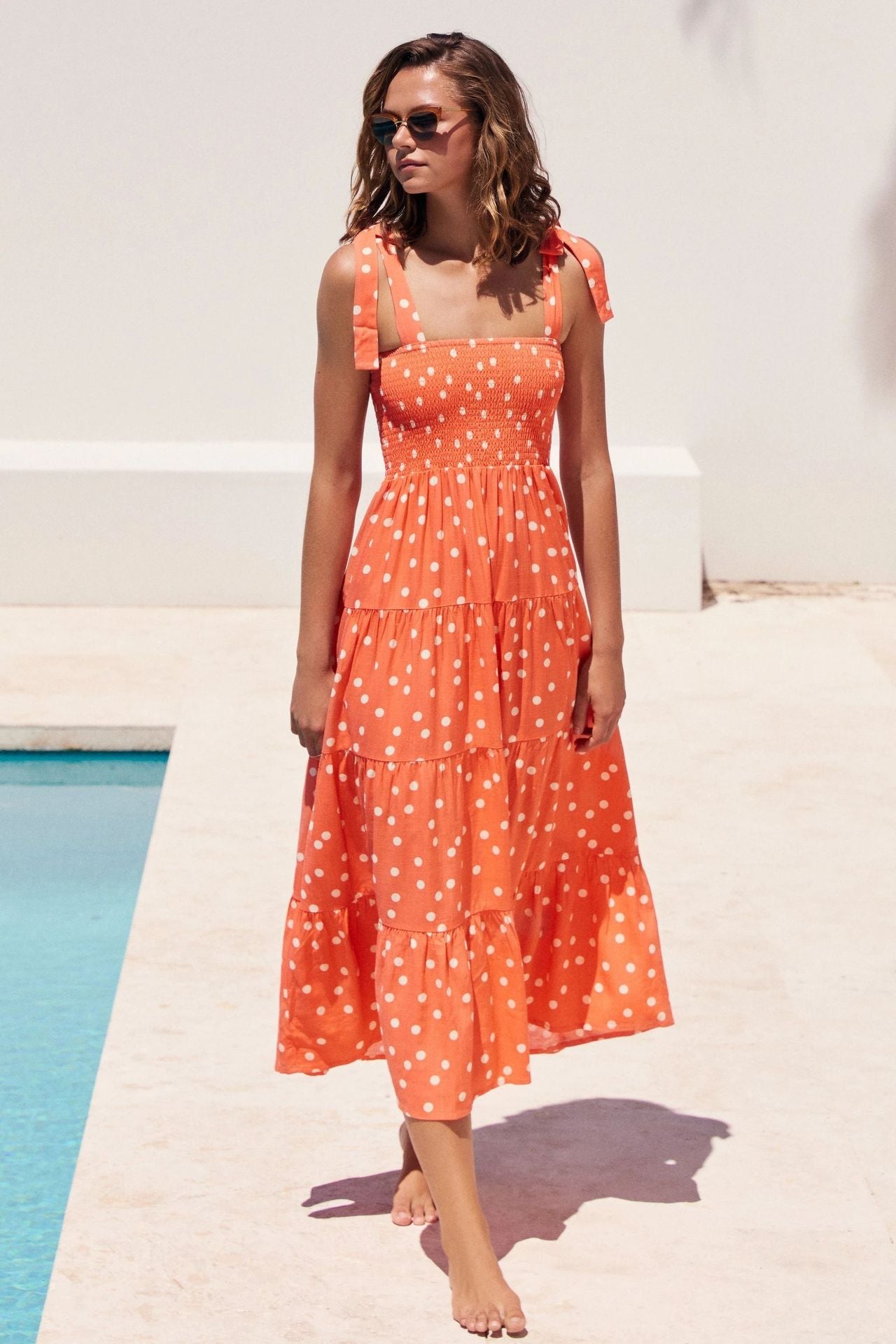 Summer Women's New Commuter Sleeveless Spice Print Long Halter Dress