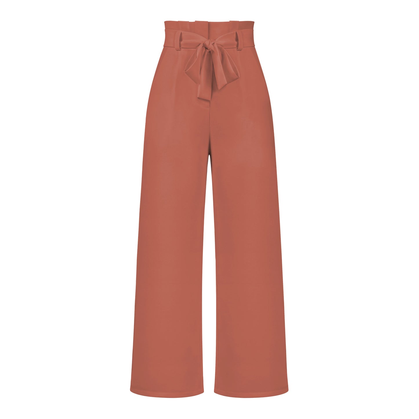 Fashion New Workplace Women's Pants Casual Wide Leg Pants With Belt Temperament Commuter Pants Summer