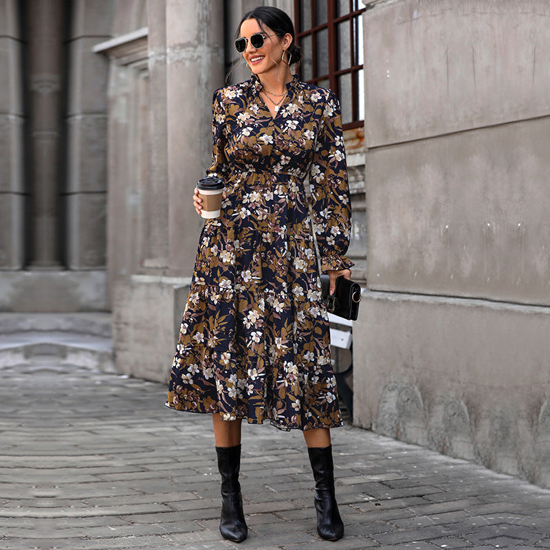 New Fashion Women's Dress In Autumn Female Design Sense