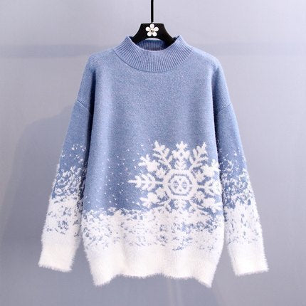 Sweater Autumn New Sweater Christmas Knitting New Year Women's Sweater