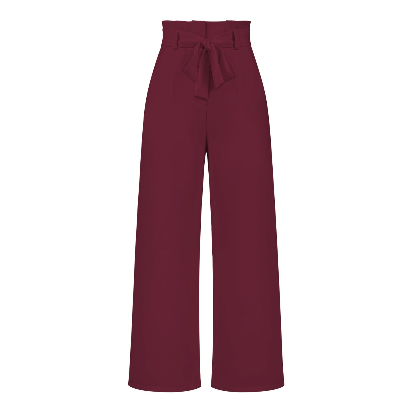 Fashion New Workplace Women's Pants Casual Wide Leg Pants With Belt Temperament Commuter Pants Summer