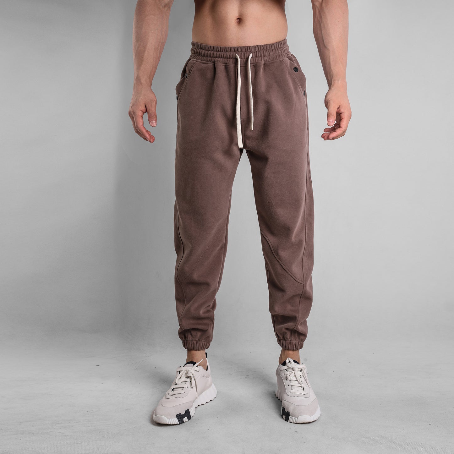 Wear Sports Pants Men's Fashion Loose Running Fitness Pants Cotton Compound Breathable Sports Training