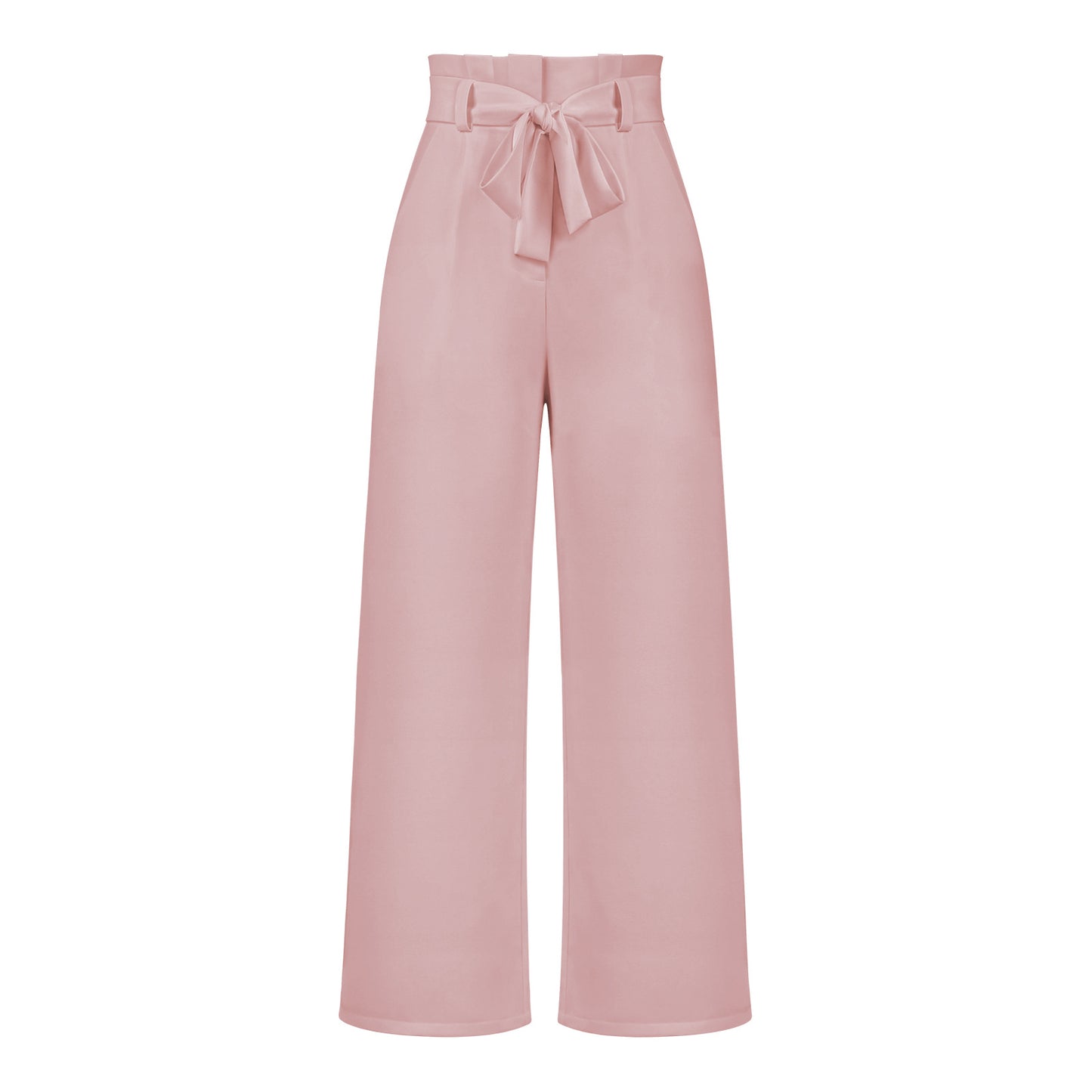 Fashion New Workplace Women's Pants Casual Wide Leg Pants With Belt Temperament Commuter Pants Summer