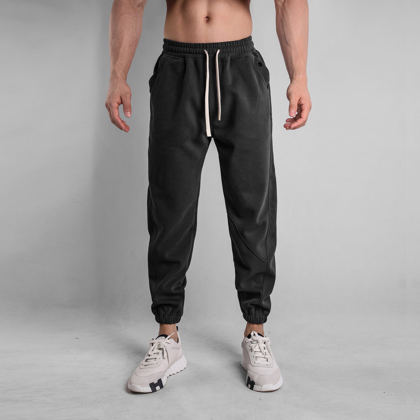 Wear Sports Pants Men's Fashion Loose Running Fitness Pants Cotton Compound Breathable Sports Training