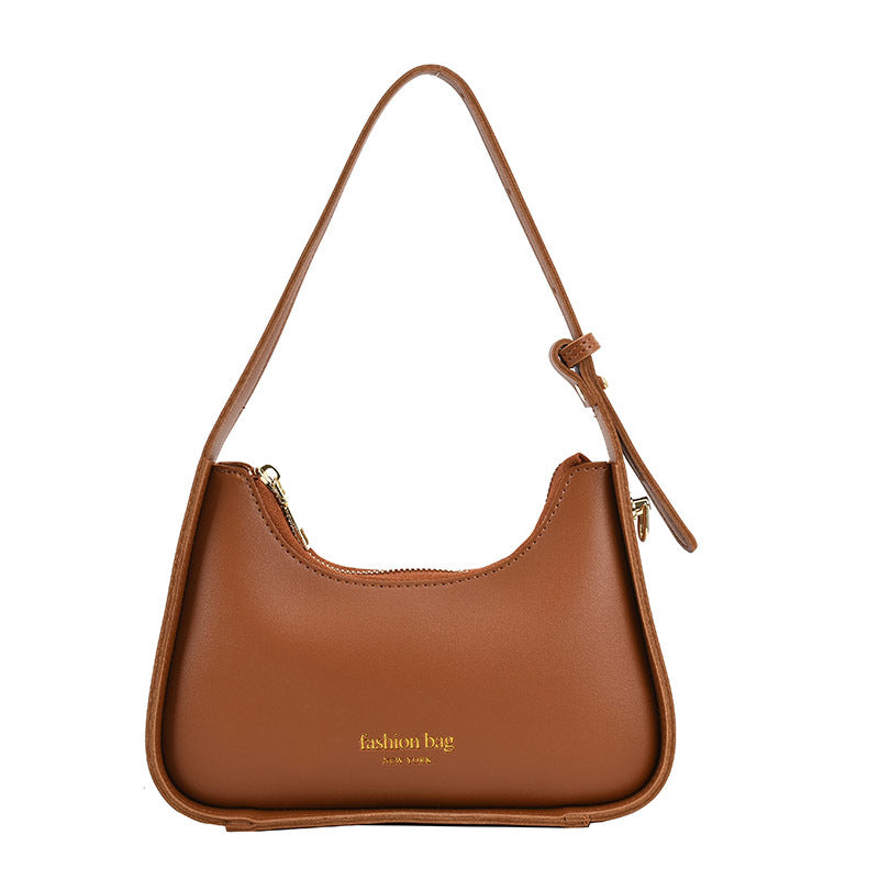 Texture Niche Bag New Female Bag Popular All-In-One Shoulder Underarm Bag Fashion Handbag