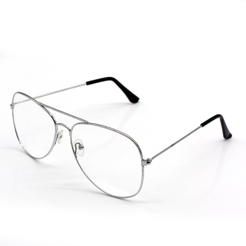 5 pairs New Brilliant Sunglasses Full Color Pilot Goggles Metal Sunglasses Sunglasses Stall