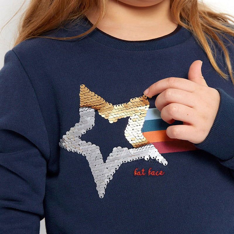 Children's Hoodie Autumn New Long-Sleeved Children's Dress Home Casual Children's Dress