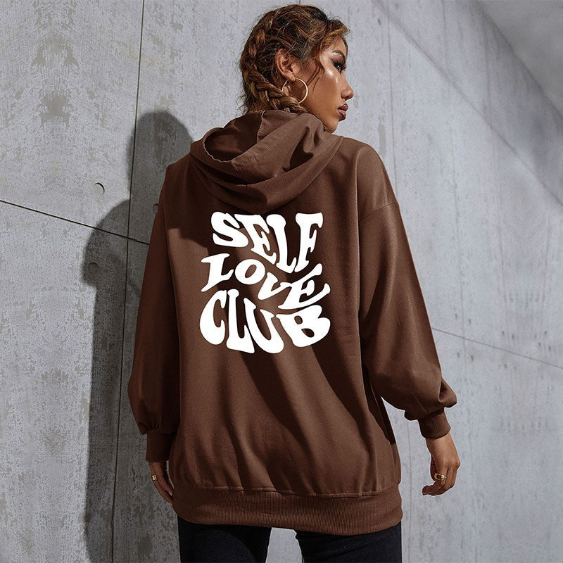 New Autumn And Winter Leisure Sports Fashion Hoodie Southeast Asia Women's Letter Printed Hoodie