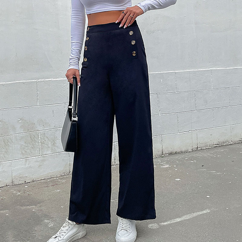 New Autumn New Women's Pants Slim Solid Color Casual Pants Women