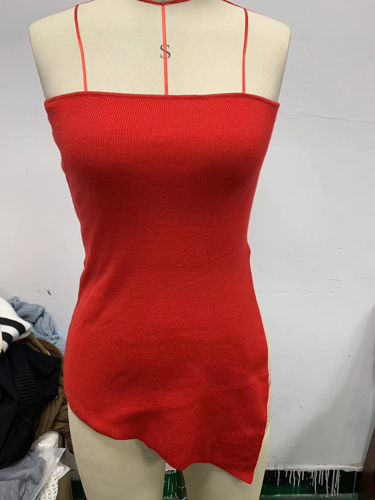 New Sexy Hottie Strapless Solid Color Side Slit Top