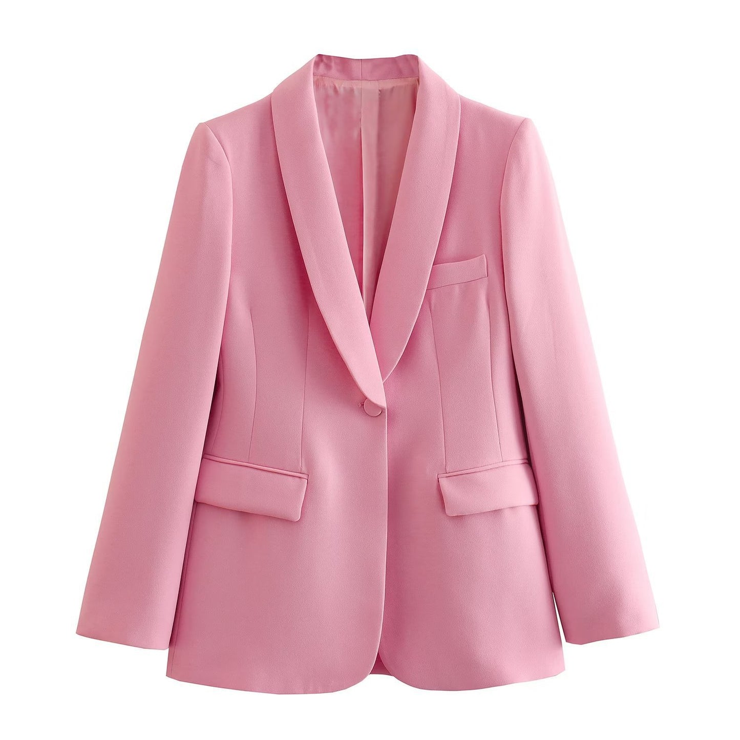 New Women's Dress Collar Suit Jacket + High Waist Pant Suit