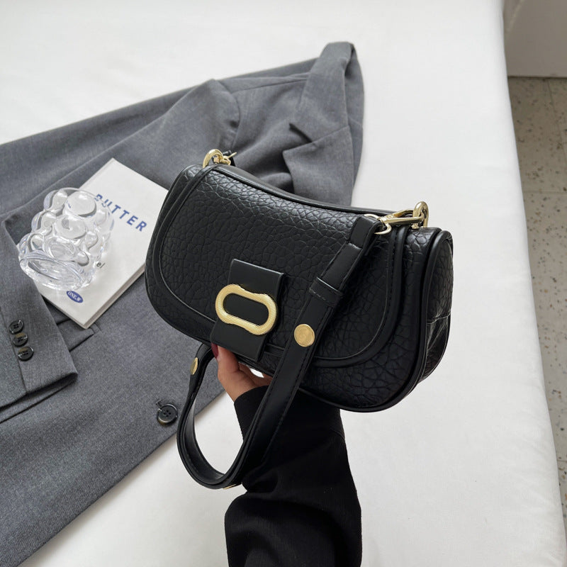 Niche Underarm Bag Female New High-Grade Texture Color Contrast Shoulder Bag Simple Single Shoulder Crossbody Bag For Women