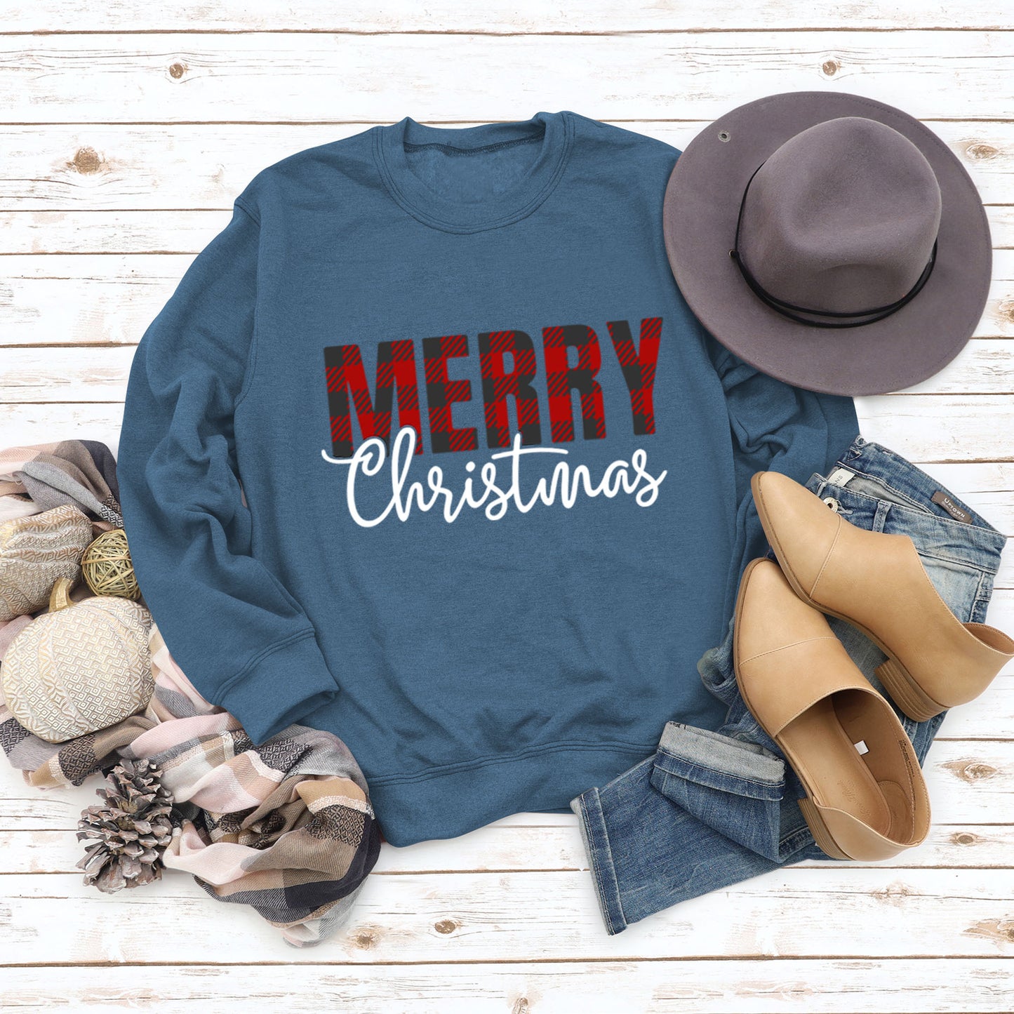 Merry Christmas Fashion Letters Autumn Winter Long Sleeve Ebay Women's Hoodie