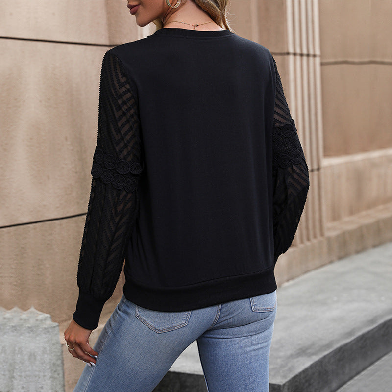 New Fashion Women Solid Color Long Sleeve Early Autumn Hoodie