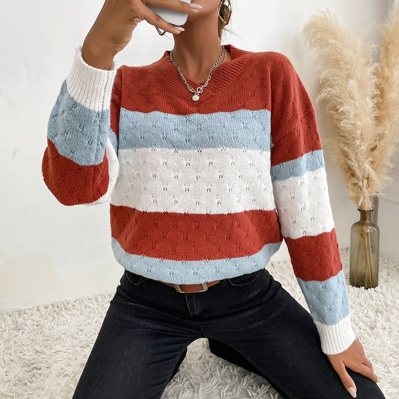 Chic Autumn & Winter Casual Loose-Fit Long-Sleeved Sweater for Women