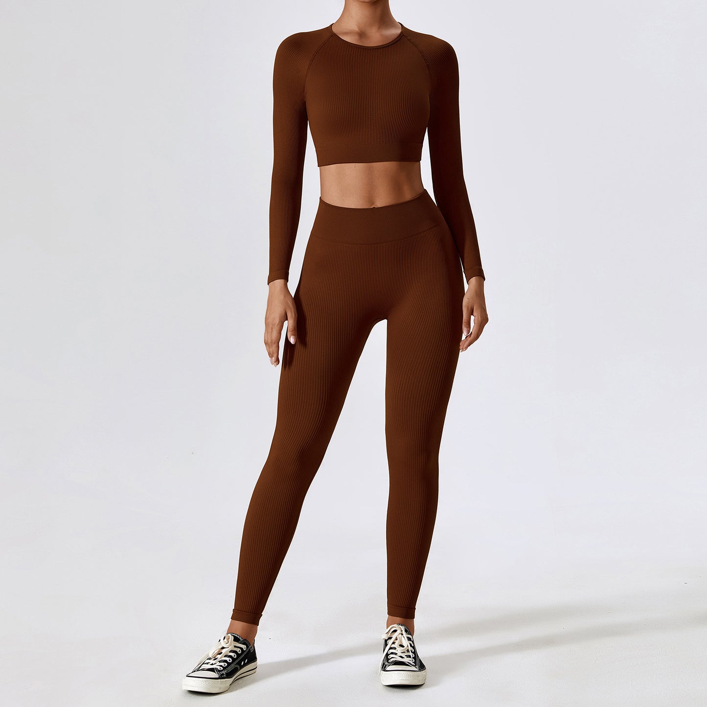 Seamless Yoga Wear Set Running Tight Sports Set Women's Quick Dry High Waist Fitness Wear