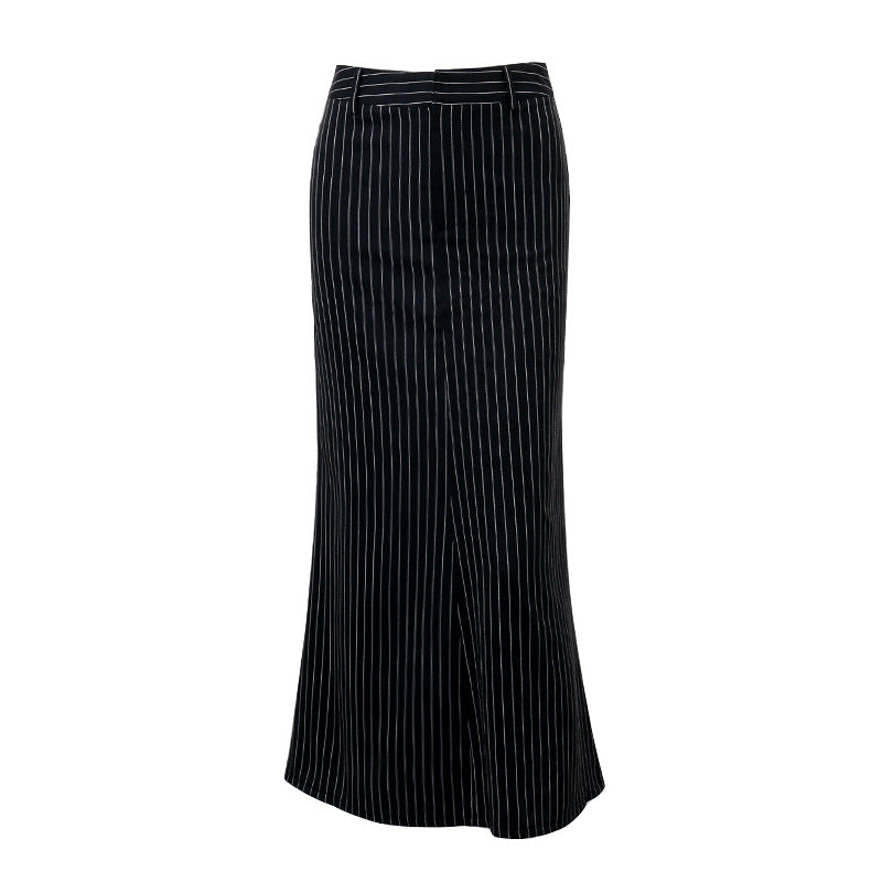 Women's Autumn New Sexy Temperament Satin Lace-Up Long Sleeve Top Fashion Skirt Suit