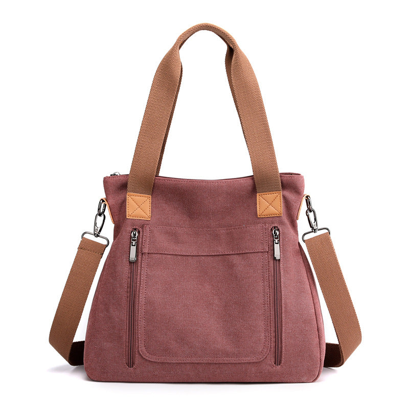 Crossbody Bag Women New All-In-One Portable Large Capacity Women's Bag Canvas Bag Women's Casual Shoulder Bag Women's Bag