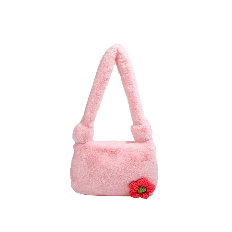 New Fashion Fluffy Handbag - The Perfect Accessory for Autumn and Winter Fashion