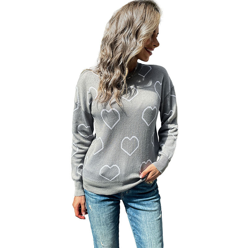 New Casual Fashion Women's Autumn And Winter Long-Sleeved Loose Women's Sweater