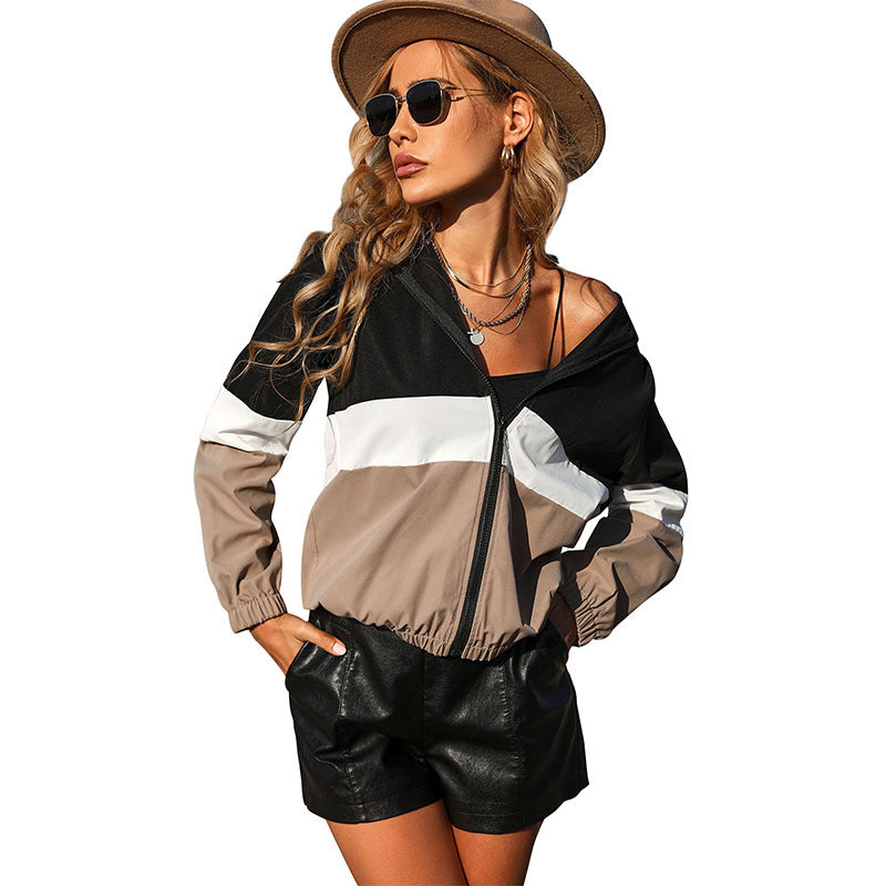 New Autumn And Winter New Women's Long-Sleeved Color Trench Coat Women