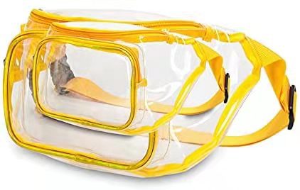 Transparent Pvc Makeup Outer Fashion Fitness Waist Pack Waterproof And Dustproof Leisure Sports Portable Travel Storage Bag