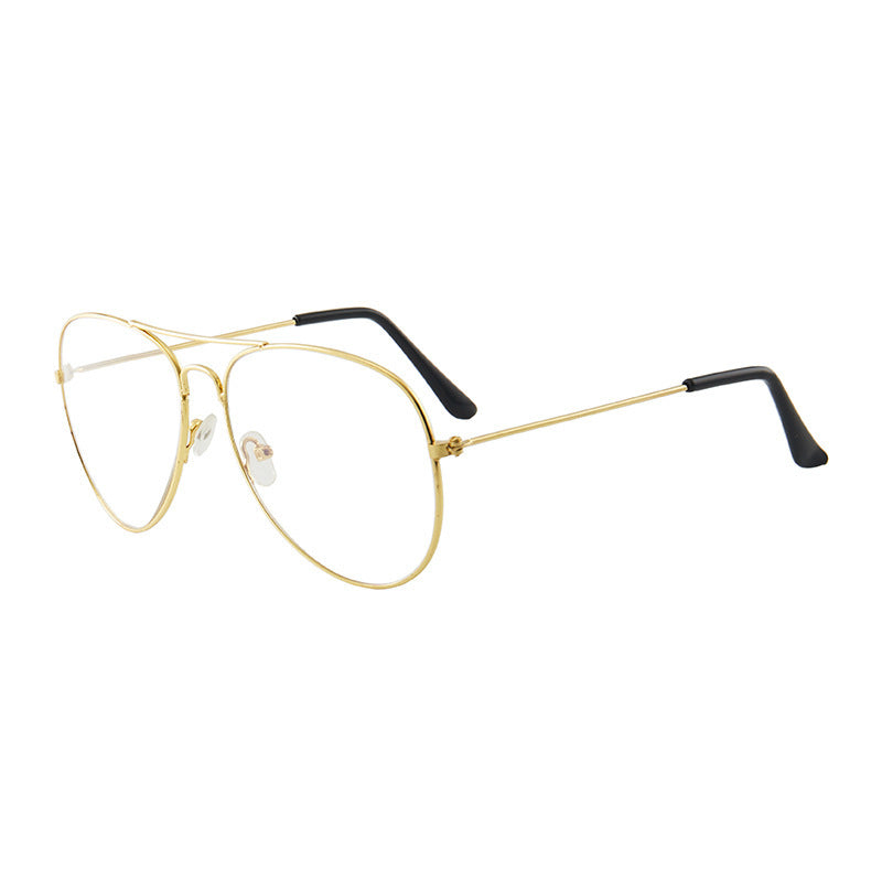5 pairs New Brilliant Sunglasses Full Color Pilot Goggles Metal Sunglasses Sunglasses Stall