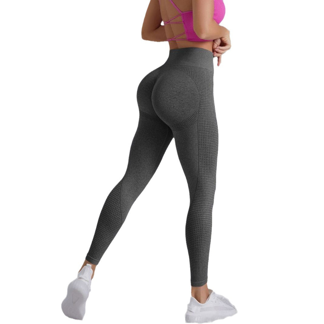 Little Heart Hip Lift Seamless Yoga Sports Pants High Waist Tight Peach Hip Fitness Pants