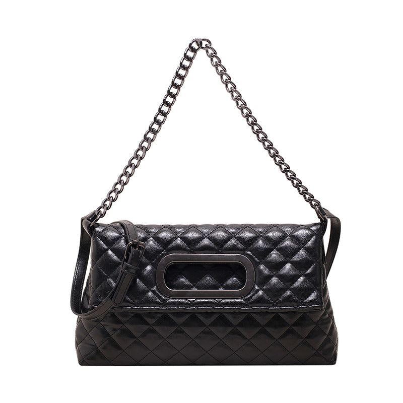 High-Grade Texture Bag Female Autumn And Winter New Fashion Ringer Chain Bag Niche Ladies Single Shoulder Crossbody Bag