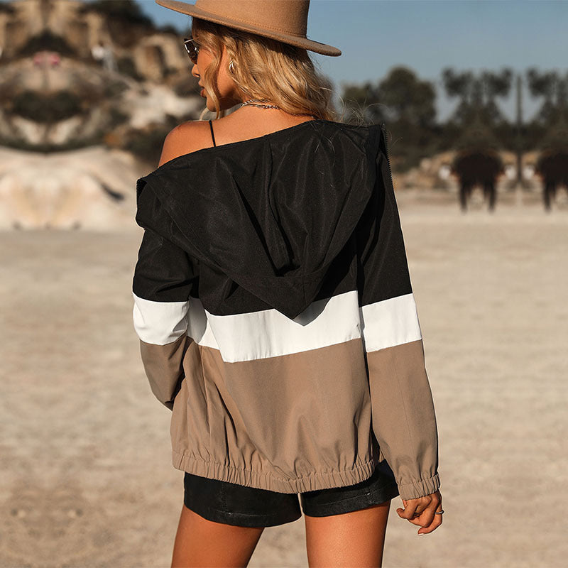 New Autumn And Winter New Women's Long-Sleeved Color Trench Coat Women
